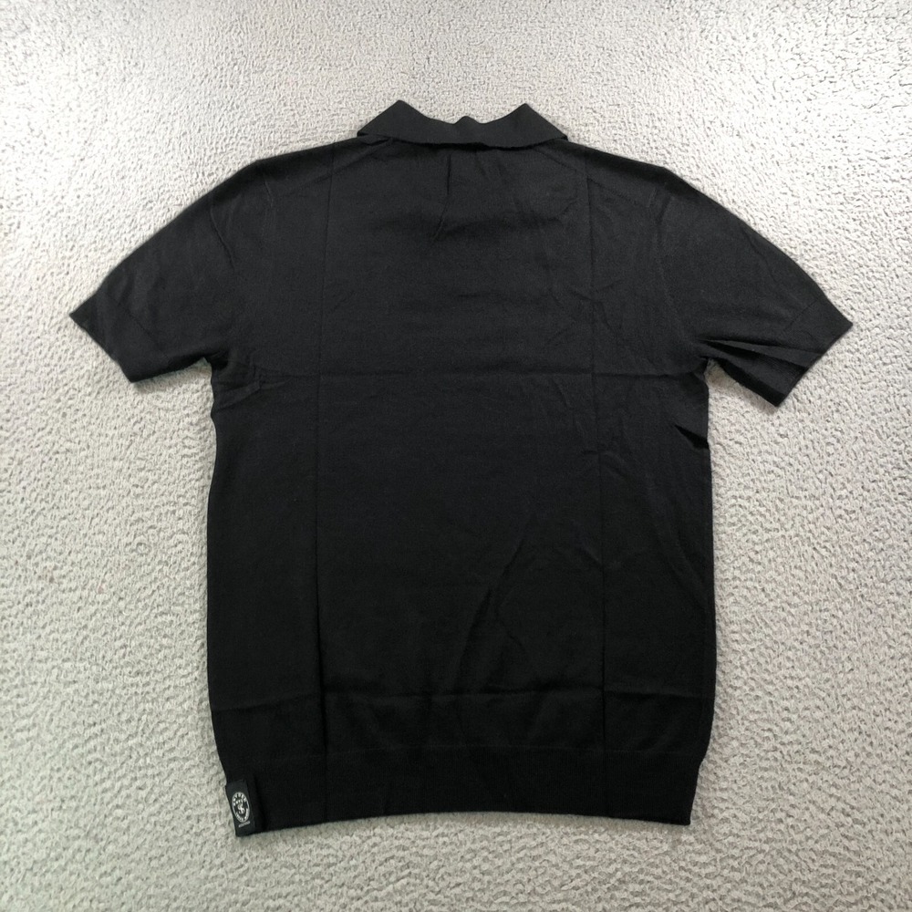Todd Snyder Shirt Adult Small Black Lightweight Montauk‎ Cashmere Polo - Picture 5 of 11
